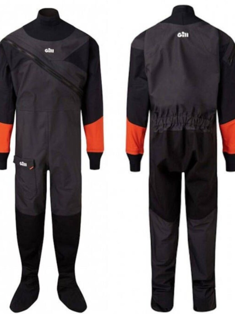 Gill Pro Drysuit Men's XS Black Orange style 4804 - Sailing Boating